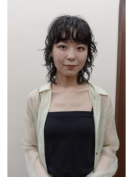 スタニング 渋谷(STUNNING.) ウルフパーマ　レイヤーパーマ　ショートウルフ