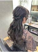 【立川CRES吉岡俊】ハーフアップアレンジ
