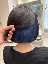 ビスイル 秋葉原店(Vis ill) ブルーシルバーアッシュブルージュ透明感グラデーションカラー