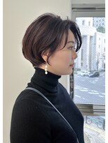 マスタード(MASTARD)&nbsp;フェミニンロング40代60代タッセルボブ前髪レイヤーボブ