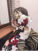 振袖や袴にぴったりな編みおろしセット