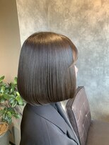 ウィート(wheat)&nbsp;ボブ×オリーブカラー♪