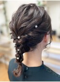 ミディアム編込み【【品川/ヘアセット】】