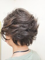 松本平太郎美容室 国立店 ダックテールショートレイヤー×イノアカラー/30代40代50代60代