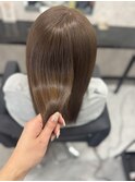 白髪染めミックスで作る明るめくすみベージュ