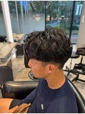 メンズカットマッシュ