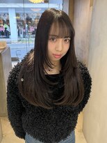 ニール(nier) レイヤーカットザクザクレイヤーロングレイヤー韓国レイヤー袋町