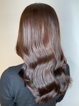 ジーナ 船橋(Zina) 髪質改善＊ロングレイヤーグレーベージュ＊美髪【Zina船橋】