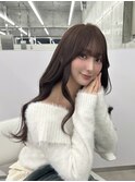 透明感グレージュ/韓国くびれヘア/ロングレイヤー/表参道/学割