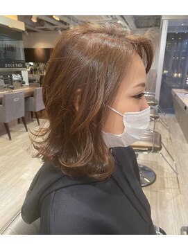 パーチェヘアー(pace hair) きりっぱなしボブ・外はね・30代40代
