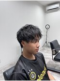 無造作マッシュ フェザーショート
