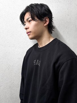 セルカ 新宿(CERCA) メンズ外ハネウルフ［CERCA新宿/新宿西口］