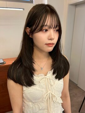 ポーチバイハニー オモテサンドウ(PORCH by HONEY omotesando) ミディアムレイヤーカット/ハッシュカット/ナチュラルブラウン