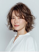 ビフィーノ リルネ(Bifino Rilune)&nbsp;クラゲヘアー/小顔/ココアベージュ/オリーブグレー/川西