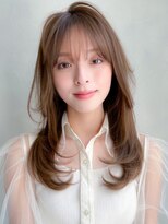 アグノス 青山(Agnos)&nbsp;小顔レイヤーカットクラゲヘアーココアベージュオリーブグレー