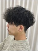 MEN’S HAIR/波巻ツイストスパイラル/フェザーパーマ/伊勢崎