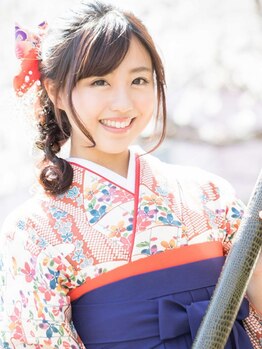 と和×美髪クリニック 巣鴨店の写真/【女性スタイリストのみ】着付&ヘアセット/小・中・高¥13800/大学生・教員・親¥23800!早朝も振袖も◎/巣鴨