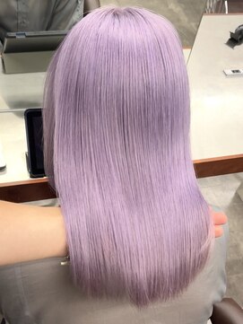 ニコ トウキョウ 渋谷(nico TOKYO) ラベンダーグレージュダブルカラーハイトーン韓国レイヤー