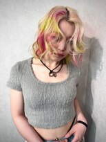 リゲル(rigel)&nbsp;クラゲヘア ミニボブハッシュカット ハイライト