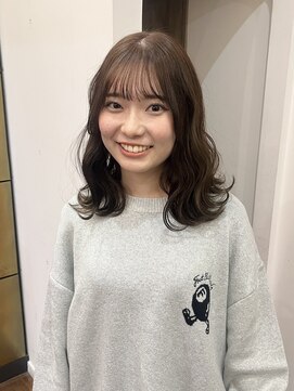 ヘアー アイス ルーチェ(HAIR ICI LUCE) ブリーチなし透明感◎大人艶髪ナチュラルブラウン/渡辺