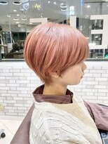 ゼルレーヴ(ZELE reve)&nbsp;ピンクベージュ×ハンサムショート