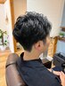 【朝楽セット♪】パーマコース（ナチュラルパーマ＋カット＋お顔そり）