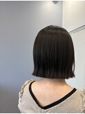 切りっぱなしボブ