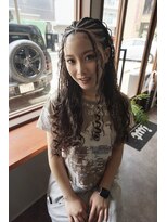 アイダブリューティー ヘア デザイン(IWT hair design)&nbsp;Half cornrow