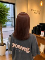 ヘアースパ ノッシュ 博多千代店(Hair Spa Nosh)&nbsp;Hair Spa Nosh 博多千代店/チェリーピンク/ミディアムヘア