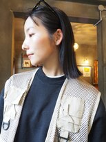 ブルーヘンビレッジ(bluhen village)&nbsp;切りっぱなしボブ×艶感ストレート