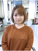 毛髪再生クリスタル縮毛矯正です。※ストレート※（うぶバング）