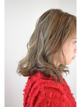 ル ジャルダン ヘアー プロデュース(Le.jardin hair produce) ハイライト×アッシュグレー