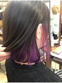 パープルインナーカラー☆ 【延山styling】