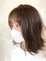 スイッチ 本店(SWITCH) 【渥美】大人可愛い外ハネロブ×柔らかブラウンベージュ