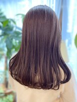 インビテーション(invitation) Aラインヘアー・ショコラカラー・ピンクブラウン