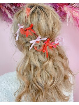 ヘアセット専門店 ナゴミ 渋谷店(nagomi) ジャニオタ必見ライブヘアセット/リボンアレンジ/編み込み
