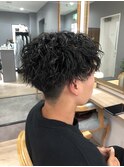 黒髪　ツイストスパイラルパーマ