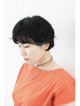 ユートゥイーズ つくば(U too e's) 《Utoo e's つくば美容室 》柔らかでつやのあるニュアンスパーマ