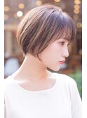 kate 大宮　丸みショートボブ×ラベンダーグレージュ