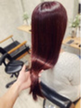 クシュ 所沢東口店(kusyu...) 髪質改善デジタルパーマミニウルフくすみブルーテラコッタ(所沢)