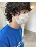 メンズウルフパーマ