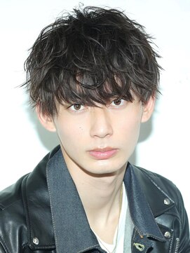 リップス 表参道店(LIPPS) ツーブロック刈り上げ前下がりマッシュ【ミックスパーマ】