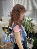 レディース　ロングスパイラルパーマ