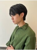 メンズ韓国ヘアー　センターパート/10代20代30代