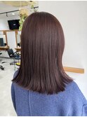 ピンクブラウンカラー☆
