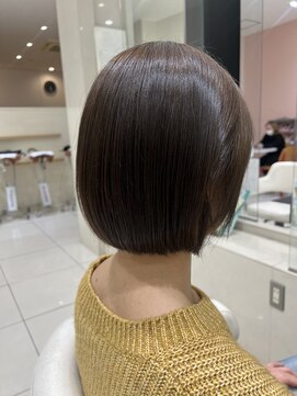 アヴァンス 深井店(AVANCE.) ボブ×切りっぱなし×艶髪