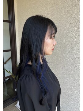 ウィズ(WITH) インナーカラー　ツヤ髪ロング　髪質改善カラー