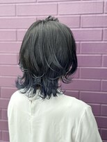 ブランカ バイ リッカ(Blanca by Ricca) ウルフボブ.ナイトブルーグレー