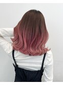 ☆イメチェンピンクグラデーションカラー☆