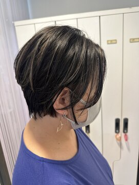 クロップ エス 茅ヶ崎本店(crop es) ハイライトとショートヘアー